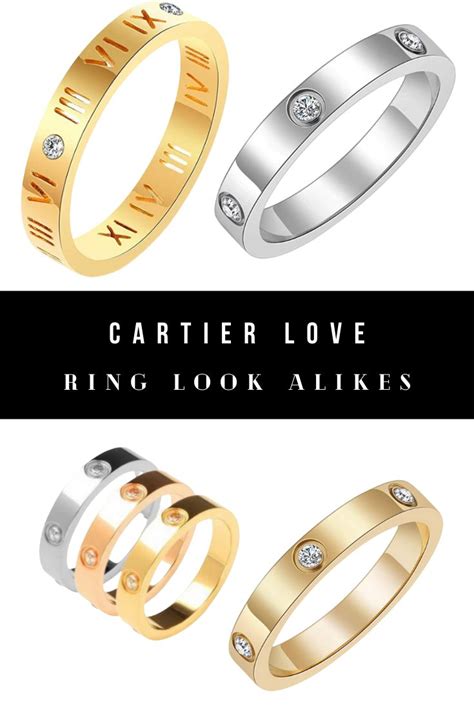 dupe cartier rings|cartier dupe look alikes.